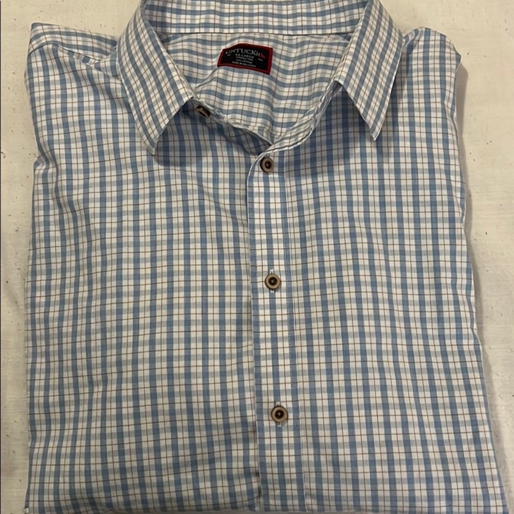 Untuckit XX-L Mens Long Sleeve Dress Shirt